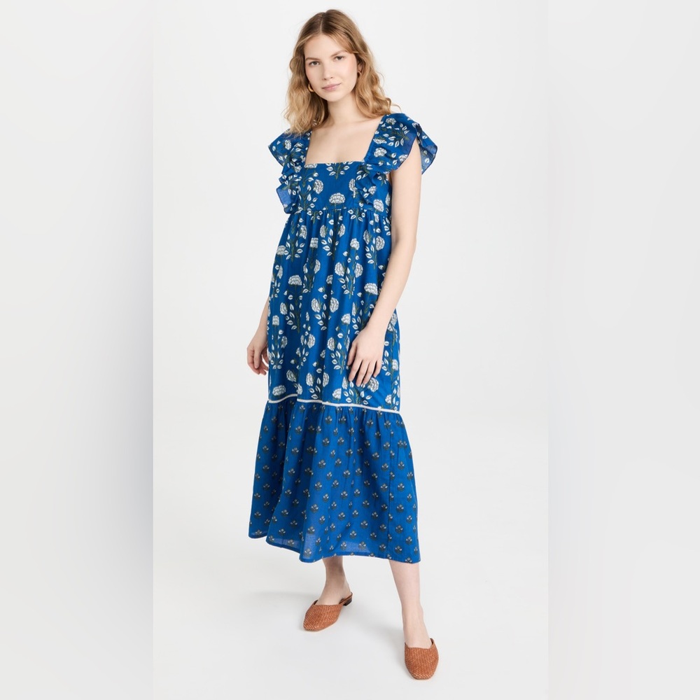 Ro’s Garden Jimmy Dress in Indira Blue